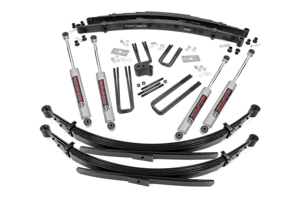 1975-1977 Dodge Ramcharger 4 Inch Lift Kit - RR Springs - Dodge/Plymouth Ramcharger/Trailduster (74-77) - 350.2