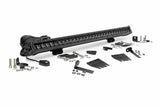 Fits Jeep Gladiator JT(18-24) LED Light Hood Mount 30" Black Single Row 70054