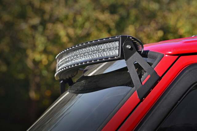 Fits Jeep Cherokee XJ(84-01) LED Light Windshield Mount 50" BLK Dual DRL 70074