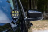 Fits Jeep Cherokee KL (14-21) LED Light Kit; Ditch Mount; 2" Black Pair;  70079