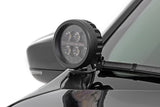 Fits Jeep Cherokee KL (14-21) LED Light Kit; Ditch Mount; 3" OSRAM; Wide; 70082