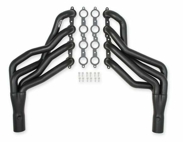 Hooker Fits 1968-72 GM A-Body LS Swap, 1-7/8 X 3" Long Tube Headers-Painted 70101518HKR for 1968-1972