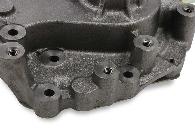 Mr. Gasket water pump 70130NG Ford chrome black aluminum 2493