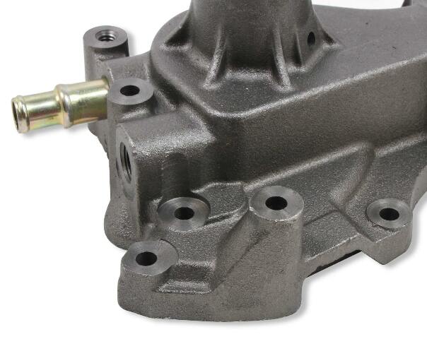 Mr. Gasket water pump 70132NG Ford chrome black aluminum 2493