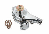 Mr. Gasket water pump BBC Chevy chrome aluminum steel 7014G