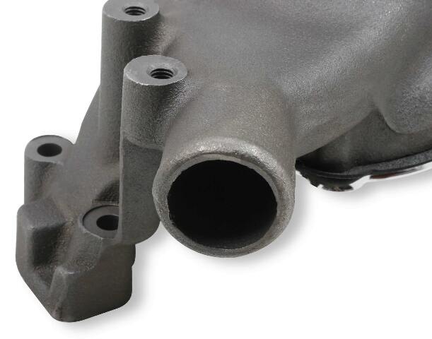 Mr. Gasket water pump 7016NG Chevy chrome black aluminum 2493