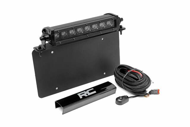 LED Light Kit; License Plate Mount; 8" Single Row Black Series 70183