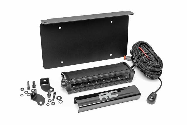 LED Light Kit; License Plate Mount; 8" Single Row Black Series 70183
