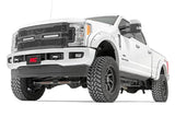 Fits Ford F-250/F-350 SD (17-19) Mesh Grille; 12" Dual Row LED; Black; 70216