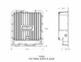 Hi-Tek Deep Trans Pan for GM TH700R4, 4L60,4L60E & 4L65E Transmissions aluminum