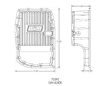 70392 Cast Aluminum Trans Pan for 6L80E - Natural