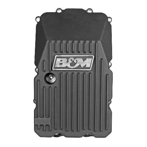Hi-Tek Deep Trans Pan for Toyota AB60 Transmission aluminum black anodized