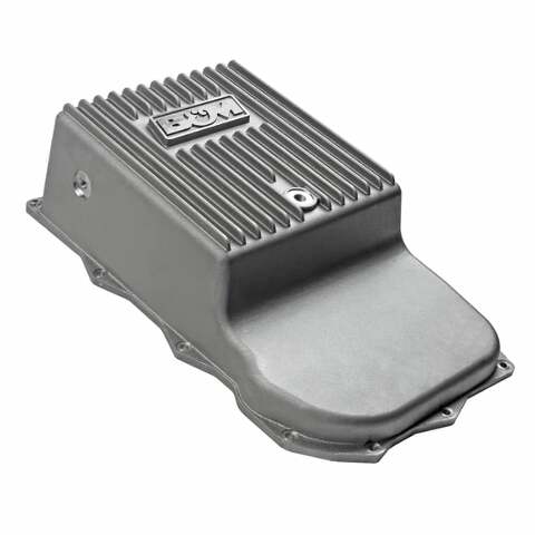 Fits 2013-2023 Ram 1500 Trucks Hi-Tek Deep Transmission Pan - Aluminum black