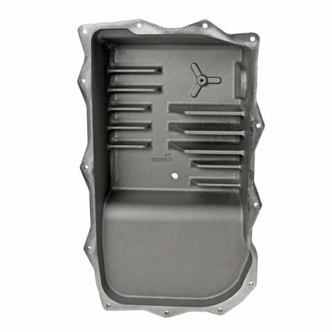 Fits 2013-2023 Ram 1500 Trucks Hi-Tek Deep Transmission Pan - Aluminum black