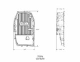 Hi-Tek Deep Trans Pan for GM 8L90E (Truck) Transmissions aluminum