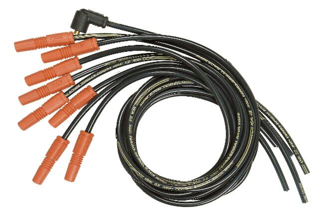 300+ Spark Plug Wire for 1968-1971 Chevy Impala V8 black 8mm