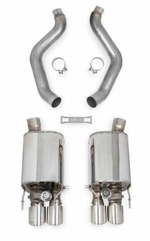 Hooker Fits 2005-2008 Chevrolet Corvette; Axle-Back Exhaust System - 70401313-RHKR for 2005-2008 Chevy Corvette