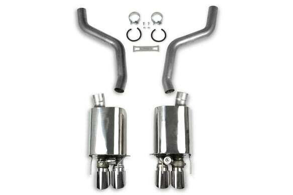 Hooker Fits 2009-2013 Chevrolet Corvette; Axle-Back Exhaust System - 70401329-RHKR for 2009-2013 Chevy Corvette