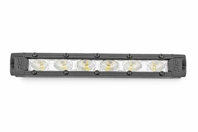 6 Inch Chrome Series LED Light Bar; Slim Line; Pair 70406A