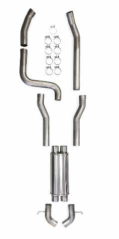 Fits 1994-2004 Chevrolet S10; LS Swap Cat-Back Exhaust System with - 705014152RH