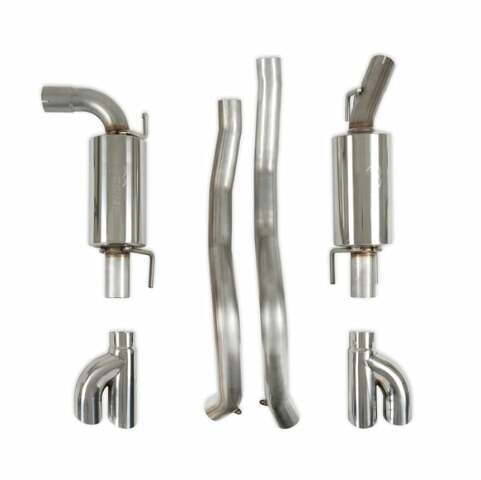 Hooker Fits 1998-2002 Chevrolet Camaro; Cat-Back Dual Exhaust System - 70501432-RHKR for 1998-2002 Chevy Camaro