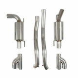 Hooker Fits 1998-2002 Chevrolet Camaro; Cat-Back Dual Exhaust System - 70501432-RHKR for 1998-2002 Chevy Camaro