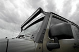 Fits Wrangler JK(07-18) LED Light Windshield Mnt 50" Black Dual DRL 70504BLDRL