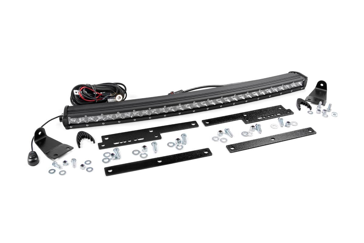 Fits Chevy 1500(14-18 &Classic) LED Light Behind Grille Mount 30" Chrome 70625