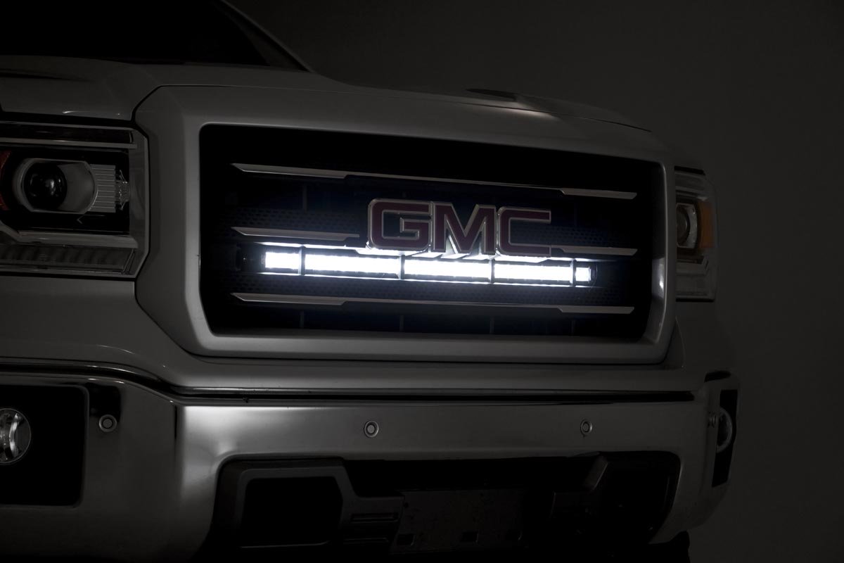 Fits Chevy 1500(14-18 &Classic) LED Light Behind Grille Mount 30" Chrome 70625