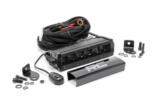 6 Inch Black Series LED Light Bar; Single Row 70707BL