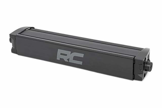 12 Inch Black Series LED Light Bar; Single Row; Amber DRL 70712BLDRLA