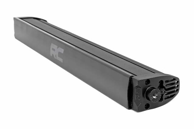20 Inch Black Series LED Light Bar; Single Row; Amber DRL 70720BLDRLA
