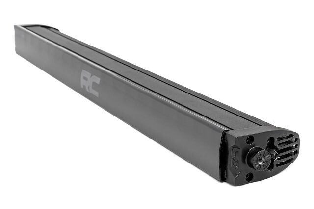 30 Inch Black Series LED Light Bar; Single Row; Cool White DRL 70730BLDRL