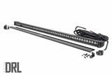 50 Inch Black Series LED Light Bar; Single Row; Cool White DRL 70750BLDRL