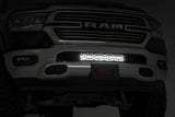 Fits Ram 1500(19-24) LED Light Bumper Mount 20" Chrome Dual Row Amber DRL 70781