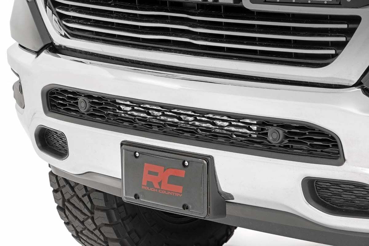 Fits Ram 1500(19-24) LED Light Bumper Mount 20" Chrome Dual Row Amber DRL 70781