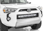 Fits 4Runner(14-20) LED Light Bumper Mount 30" Black Dual Row White DRL 70787