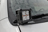 LED Light Kit; Ditch Mount; 3" Chrome Wide Angle Pair 70793