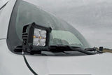 LED Light Kit; Ditch Mount; 3" Chrome Wide Angle Pair 70793