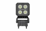 Black Series LED Light Pair; 2 Inch; Flood; Swivel Mount 70802