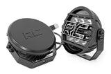 Black Series Halo LED Light Pair; White/Amber DRL; 6.5 Inch; Round 70805A