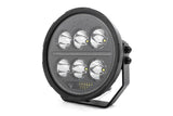 Black Series Halo LED Light Pair; White/Amber DRL; 6.5 Inch; Round 70805A