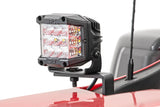 Fits Silverado 1500(19-24) LED Light Ditch Mount 2" Black Pair Amber DRL 70844