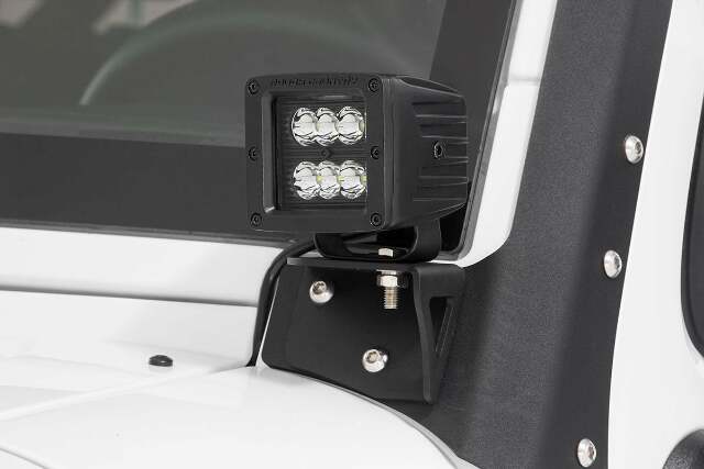 2 Inch Black Series LED Light Pods; Spot; Square 70903BL
