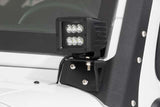 2 Inch Black Series LED Light Pods; Spot; Square 70903BL