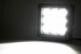 4 Inch Chrome Series LED Light Pods; Square; White DRL; Pair 70905DRL