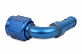 Auto-Crimp Hose End - 90 Degree - Size -6 - Blue - 709106ERL AN fitting