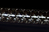 12 Inch Black Series LED Light Bar; Dual Row; White DRL 70912BD
