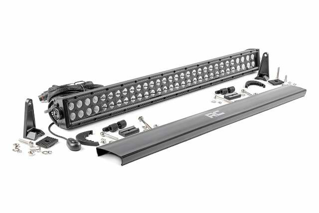 30 Inch Black Series LED Light Bar; Dual Row 70930BL