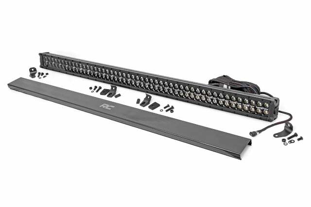 50 Inch Black Series LED Light Bar; Dual Row; Cool White DRL 70950BD